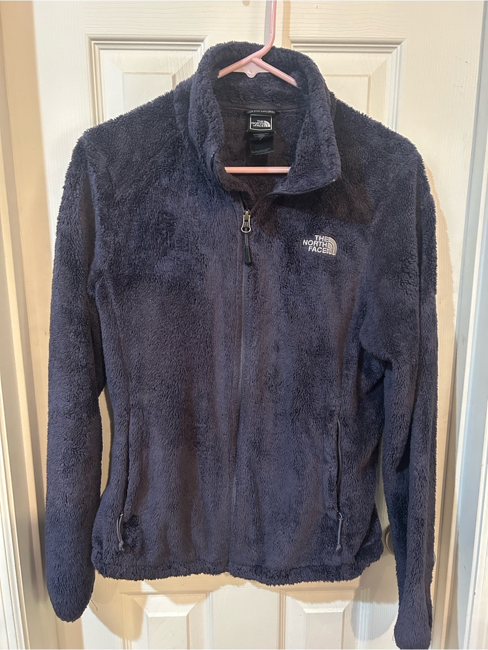 The North Face Plush Fleece Jacket - Dark Purple